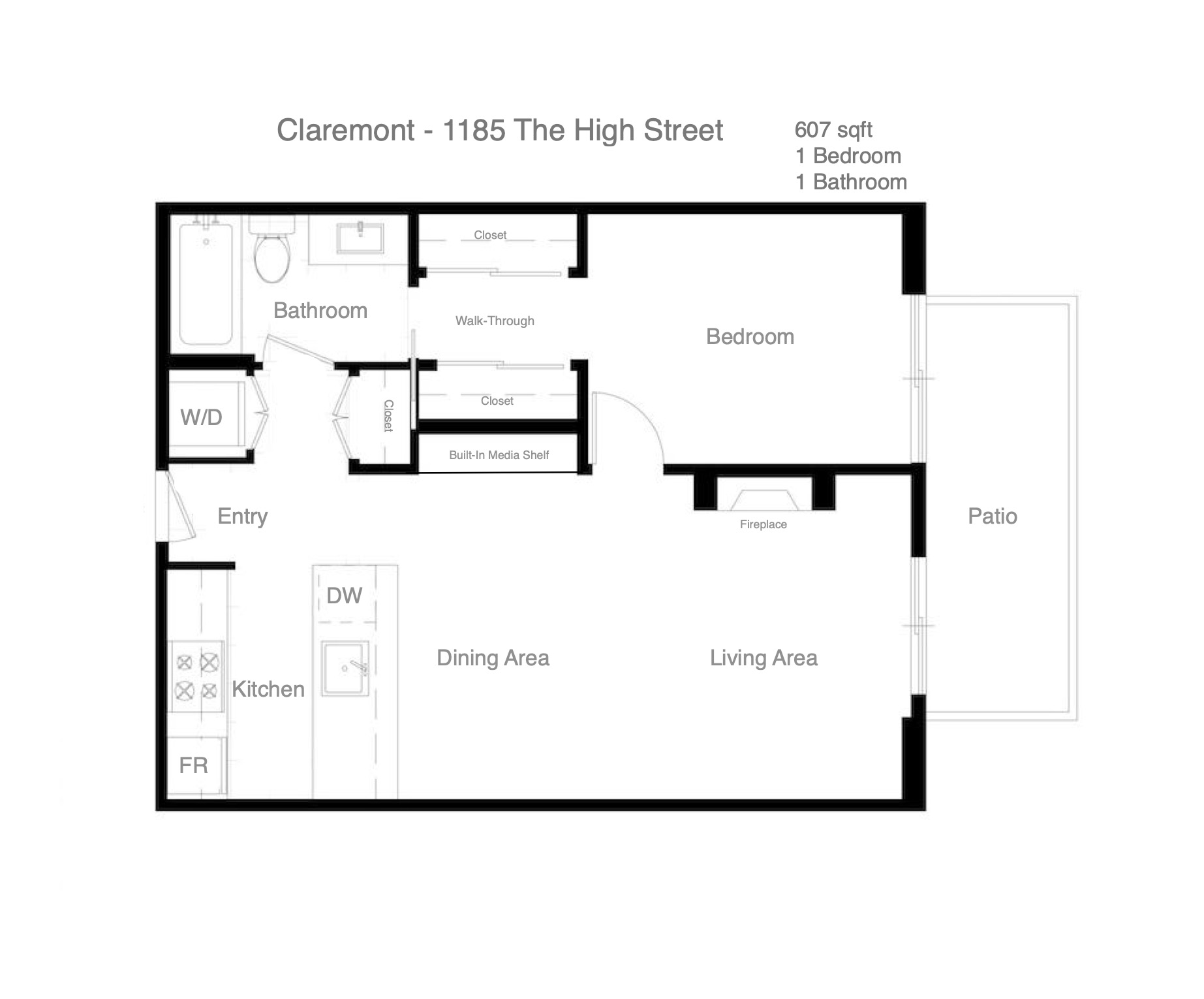 Floorplan – The High Street