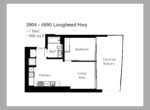 Floorplan 3904 - 4890 Lougheed