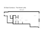219 - 55 E Cordova Floor Plan