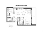 Floor Plan 3833 Evergreen Place